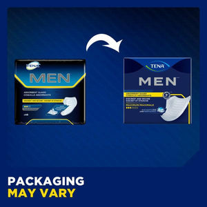 50600 TENA Men Maximum Guard Incontinence Pad for Men Maximum Absorbency 20 count packaging may vary