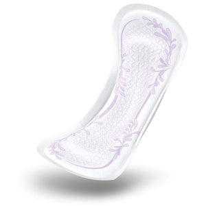 TENA Intimates Pads: Moderate product illustration - disposable bladder leak protection pads designed for women