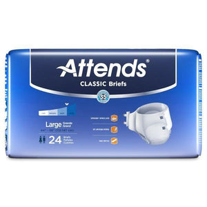  Attends Classic Brief Adult Diapers offer excellent value, Suitable for users experiencing urinary incontinence or bladder leak in Large