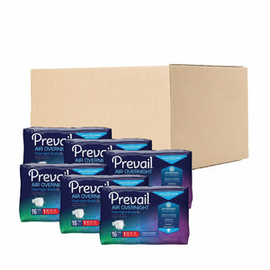 Prevail AIR Overnight Briefs - Adult Diapers for Ideal for heavy bladder leakage with overnight absorbency sold by the case