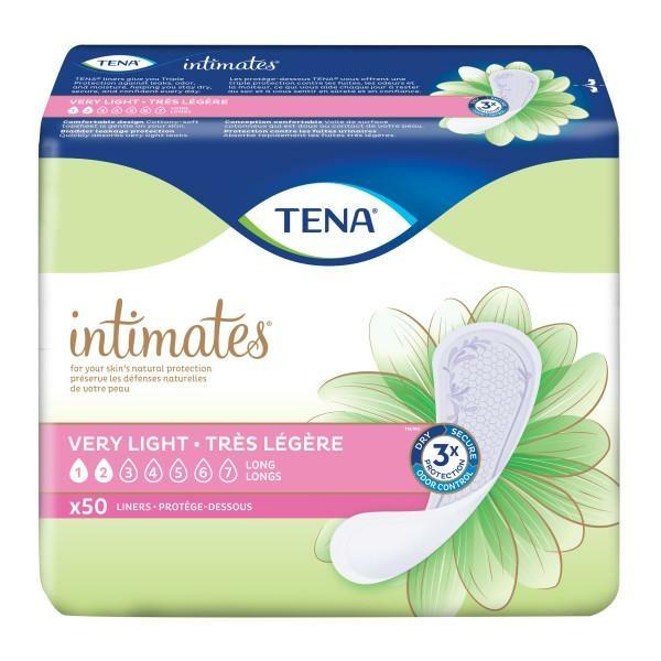 Bladder leak panty liners  TENA Very Light Panty Liners - protects active  Women with light leaks –
