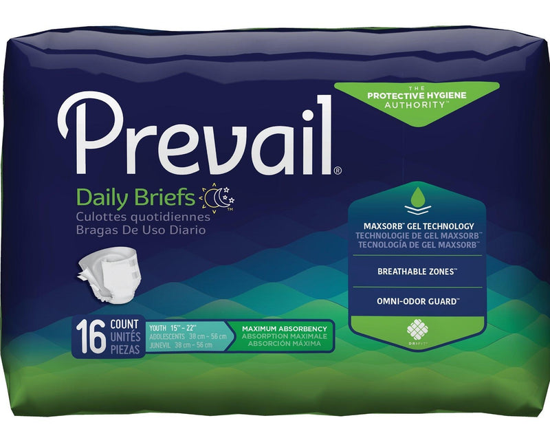 Prevail® Daily Underwear Extra Absorbent Underwear, Small (Youth)