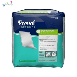 Prevail Underpads - protect beds and chairs from bed wetting accidents