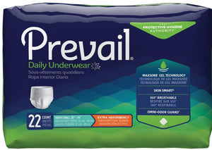 Prevail Protective Pull-on Disposable Underwear - Extra Absorbency Youth / Small package front