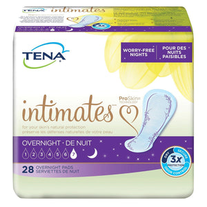 TENA Intimates bladder control pads: Overnight packaging - disposable bladder leak protection pads designed for women