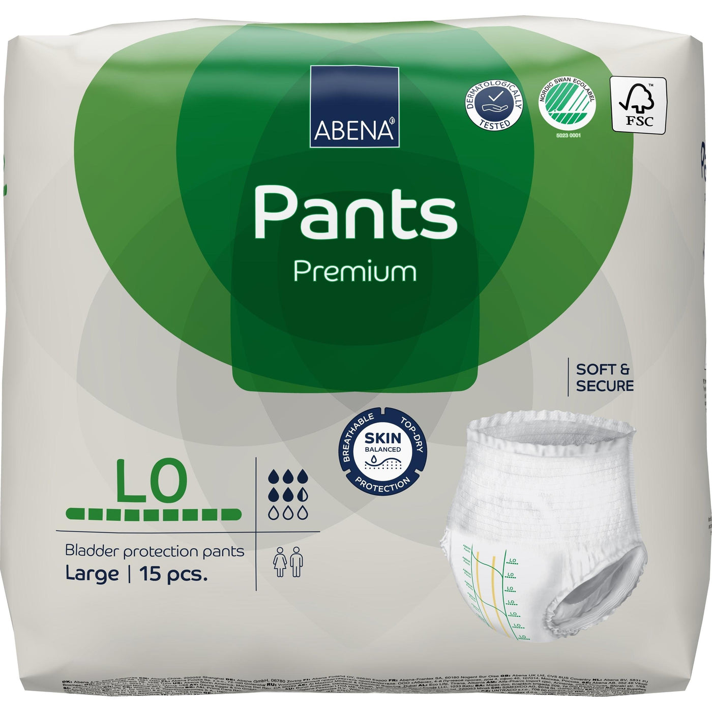 ABENA Pants M1, Premium pull-up pant