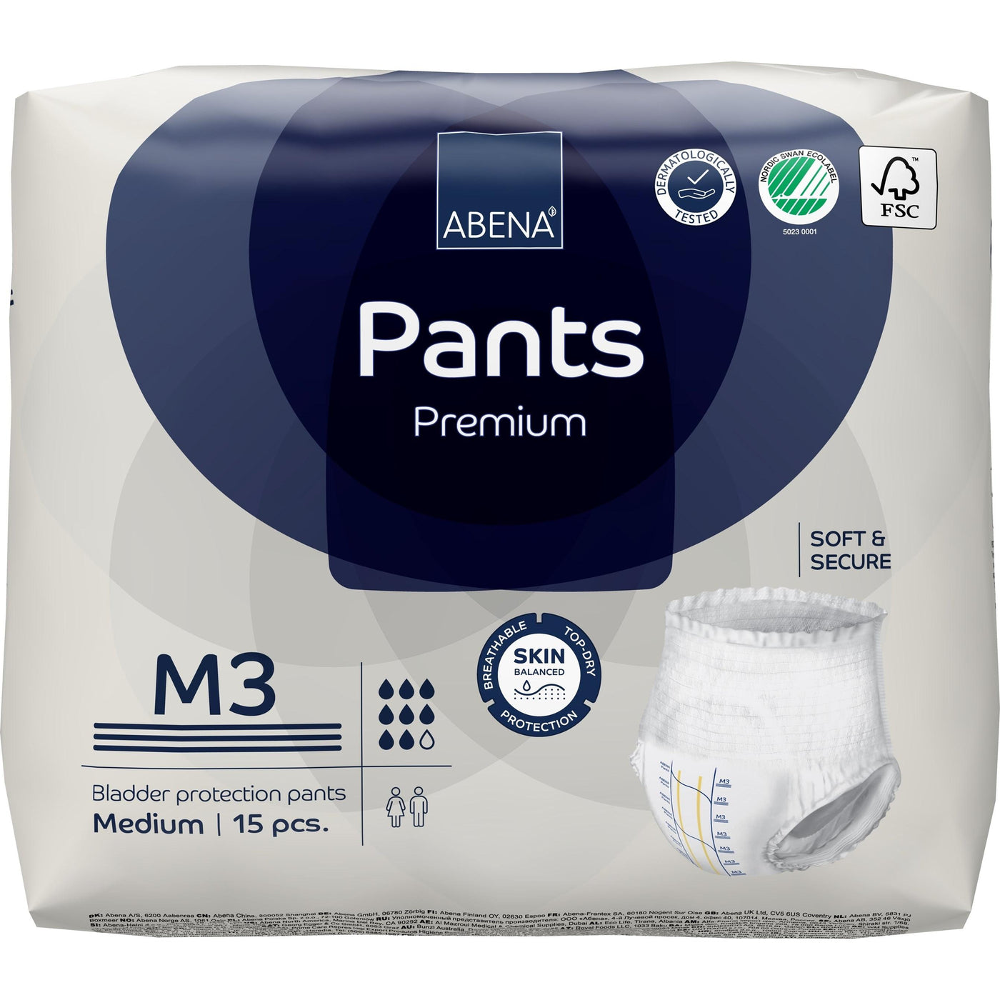 TENA Men Premium Fit Level 4 Pants - L/XL - Case Saver- 6 Packs of 8 - 48  Pants