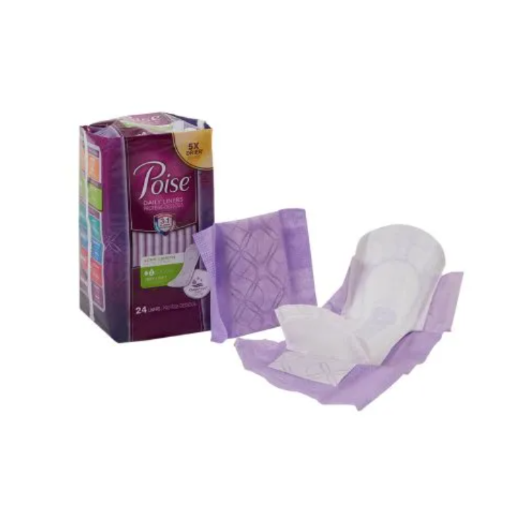 Incontinence pantiliners for women  Poise Panty Liners Very Light or Ultra  Thin –
