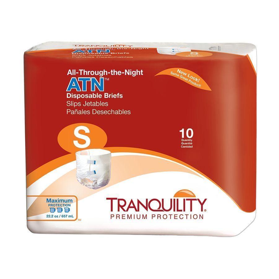 Adult Diapers for Incontinence, Tranquility All Through the Night  Overnight Disposable Briefs