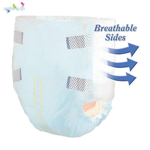 Tranquility Smartcore Disposable Brief - Adult Diapers for incontinence protection with breathable sides product illustration