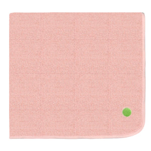 PeapodMats Waterproof Bed Wetting in 3'x3' Washable & Reusable Mats for Incontinence, product illustration in folded in pink color