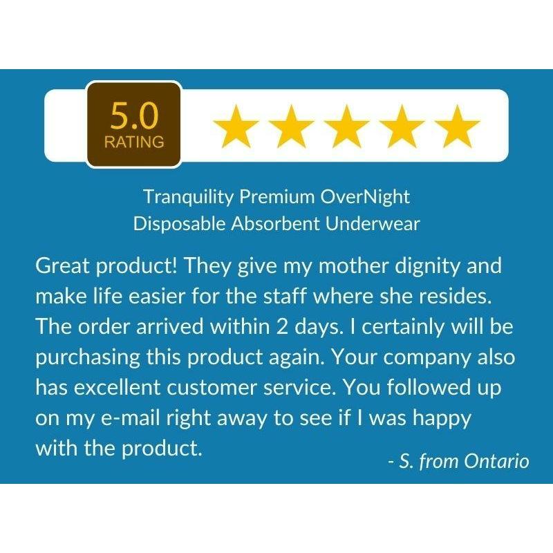Tranquility Premium Overnight Pull-Ons : Disposable Absorbent