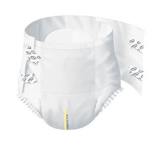 ENA Youth Briefs now TENA ProSkin Plus XS adult diapers, product closed - adult diapers for the smallest users - fits waist/hip sizes: 17”-29” (43-74 cm) product image