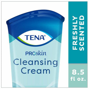 TENA ProSkin Cleansing Cream Rinse-Free Body Wash, Scented, 8.5 fl. oz. Tube