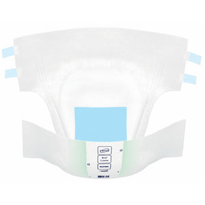 TENA Super Incontinence Briefs in large with highest level of absorbency for nighttime and extended wear protection,  product illustrationTENA ProSkin Super incontinence briefs for nighttime and extended wear protection - InstaDri Skin-Caring System™ target absorption zone product illustration
