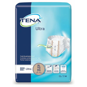 TENA Ultra Incontinence Briefs - adult diapers designed for enhanced leakage protection and a comfortable fit