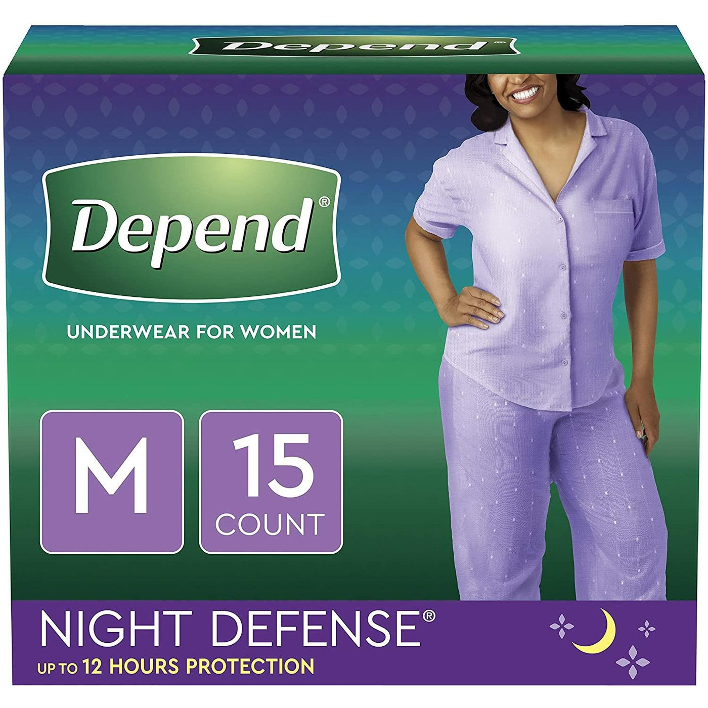 Incontinence Underwear  Depends Night Defense Disposable Underwear for  Women –