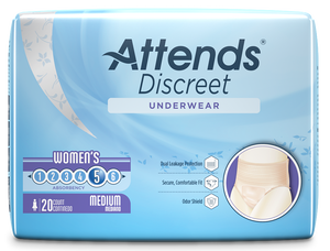 Attends® Discreet Underwear Day/Night Extended Wear • Health to Home