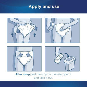 How to apply and use Attends Briefs adult diapers for bladder leak urinary incontinence