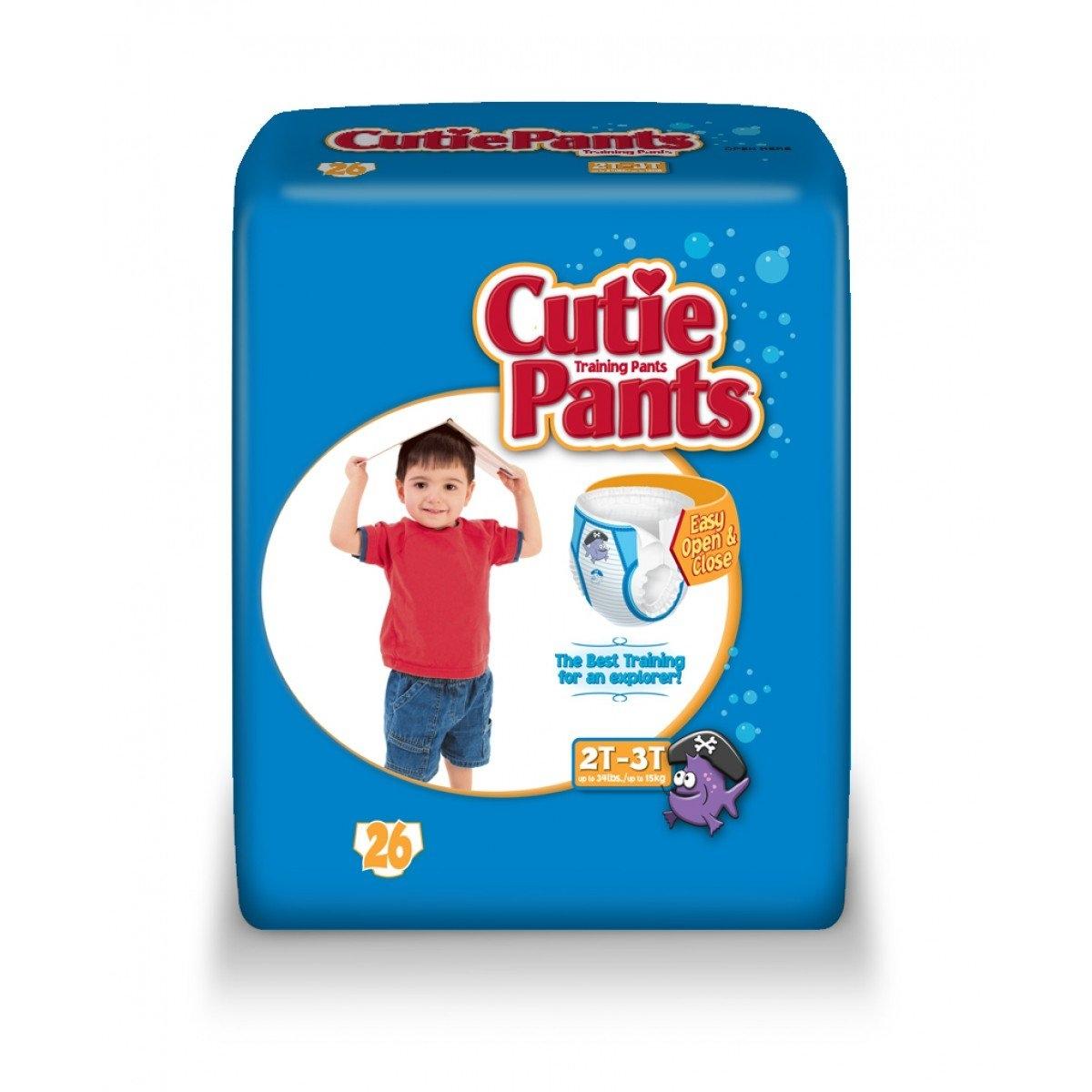  Cuties Girls 3T/4T Refastenable Potty Training Pants,  Hypoallergenic with Skin Smart, 92 Count : Baby