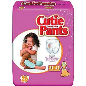 Cutie Pants Training Pants with Refastenable Sides from Prevail 2T-3T Girls packaging