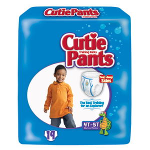 Cutie Pants in XL Training Pants for Boys, front packaging