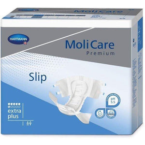 MoliCare Premium Slip Adult Diapers in Extra Small diaper for incontinence, front packaging