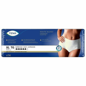TENA Super Plus Incontinence Underwear for Women, Heavy Absorbency, XL 14 count package back