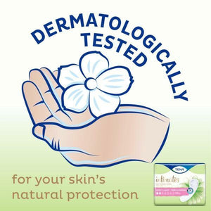 TENA Intimates disposable bladder control pads, dermatologically tested for your skin's natural protection