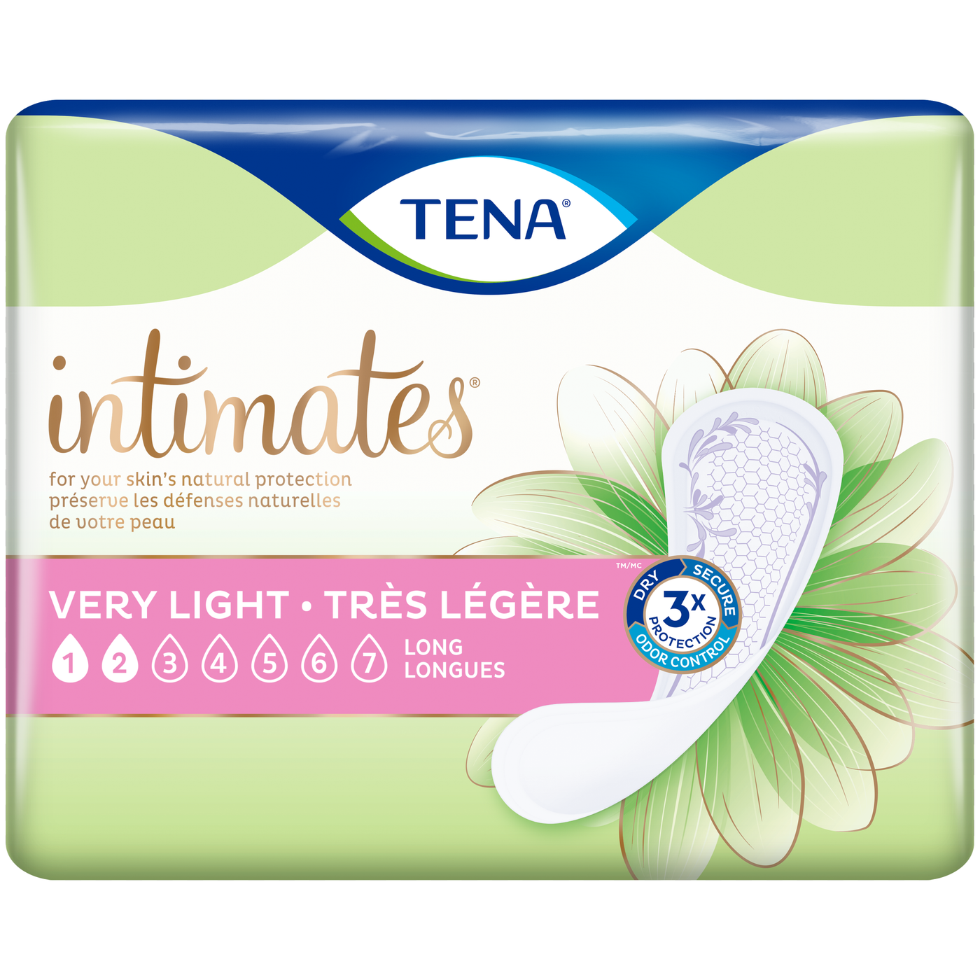 TENA Very Light Panty Liners Long