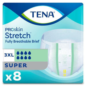 TENA ProSkin Stretch Super Incontinence Brief Unisex in 3XL packaging
