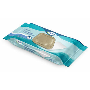 TENA ProSkin Washcloths: Ultra Skin Moisturizing Scented Premoistened Wipes 7.9" x 12.5” or 20 x 31.7 cm; 48 wipes per pack, 12 packs or 576 wipes per case