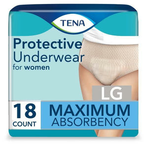  TENA ProSkin Protective Underwear for Women; disposable underwear for urinary incontinence / bladder leak protection in Large