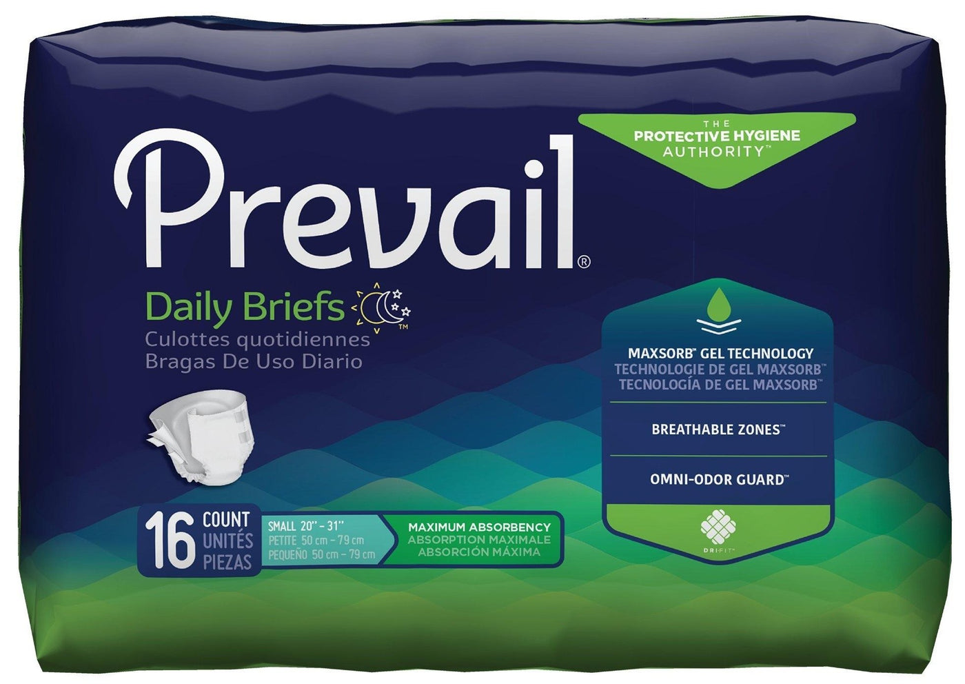 Adult diapers for incontinence for big kids - Prevail Youth / Small Size  Briefs fit smallest wearers –