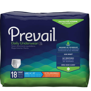Prevail Protective Pull-on Disposable Underwear - Extra Absorbency Large package front