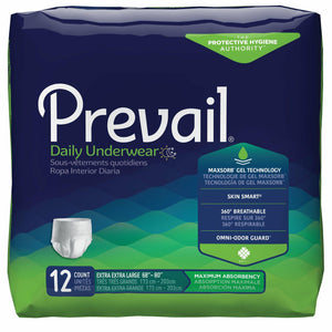 Prevail Protective Pull-on Disposable Underwear - Extra Absorbency 2XL package front