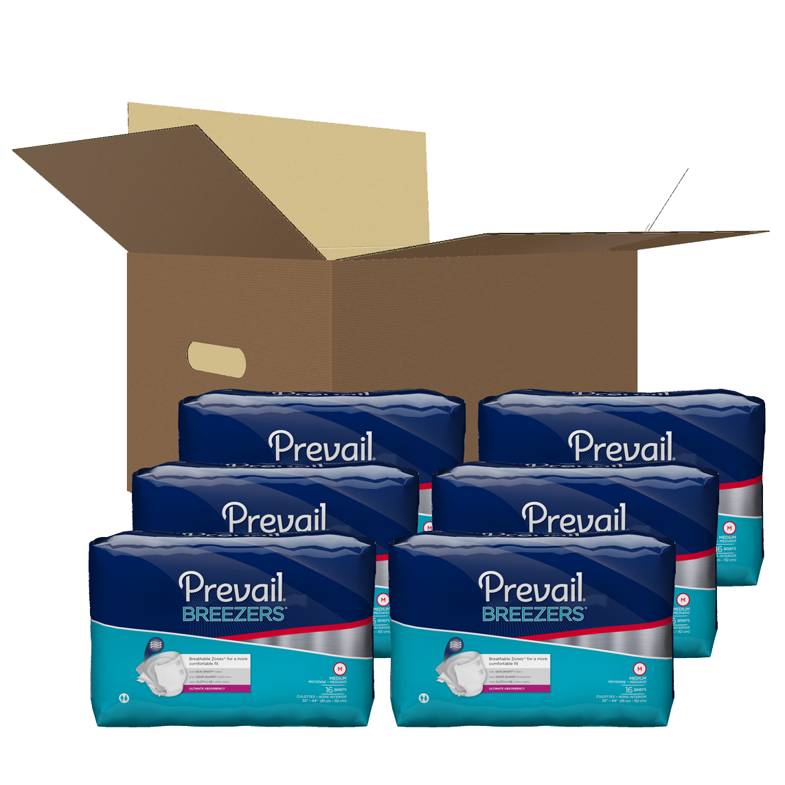 Prevail Per-Fit Protective Underwear ''Large, 44 - 58 , 18 Count'' 10 Pack