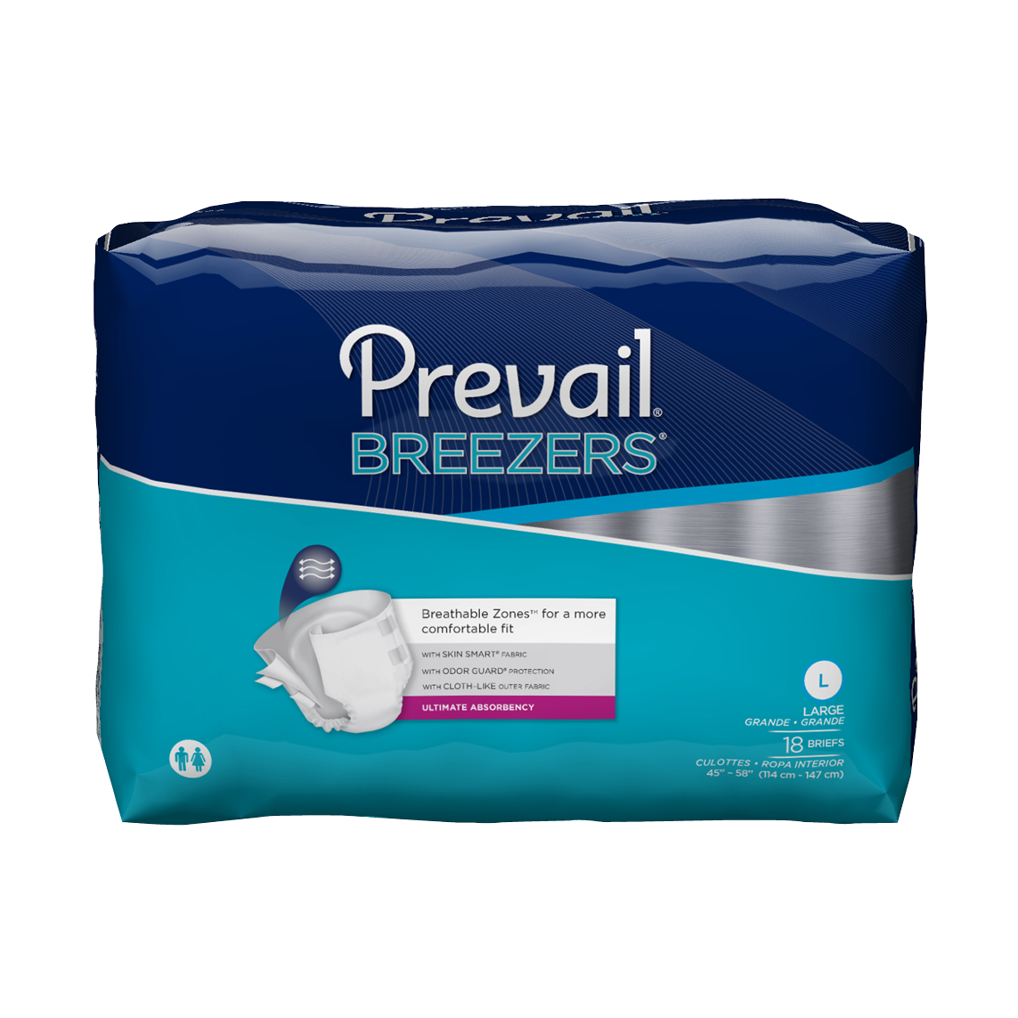 Prevail® Daily Underwear Unisex Disposable Pull On - Moderate