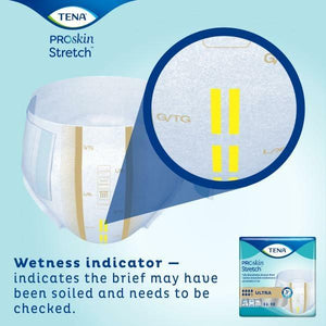TENA ProSKin Stretch Briefs with Wetness Indicator