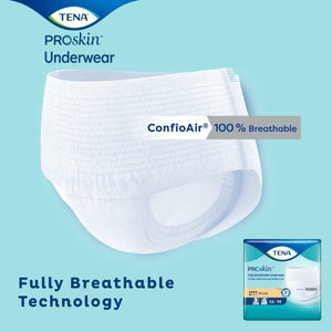 TENA ProSkin Plus Protective Underwear fully breathable technoloy