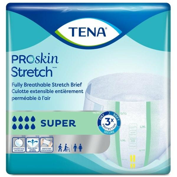 TENA ProSkin Stretch Briefs in Ultra and Super Absorbency