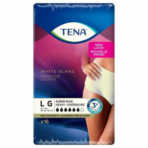  TENA Super Plus Incontinence Underwear for Women, Heavy Absorbency, Large, 16 count - package front