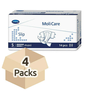 MoliCare Premium Slip Maxi Adult Diapers, formerly Molicare Premium Soft Cloth Brief in Small, sold by the case