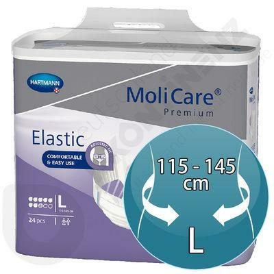 MoliCare Premium Elastic 8D Adult Incontinence Brief L Heavy Absorbency  165473, 72 Ct, 72 ct - Fry's Food Stores